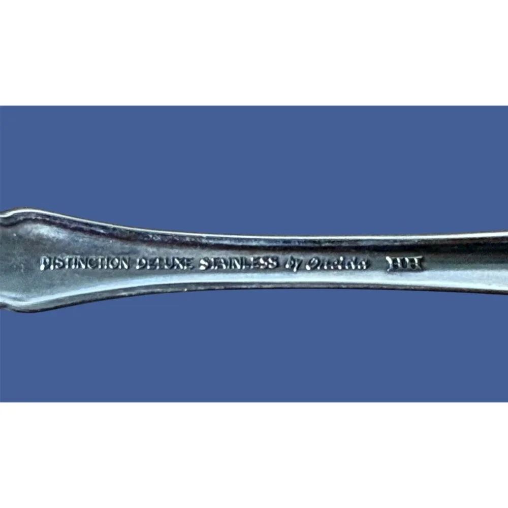 Oneida Serving Fork Raphael Stainless Distinction Flatware Vintage‎ Silverware